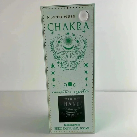 REED DIFFUSER LEMONGRASS NWBOX CHAKRA NORTH MUSE - Picture 2 of 3